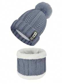 7/5/4/2/1piece Set Of Hat, Scarf, Earmuffs, Gloves, Socks. Children's Winter Windproof, Cold-Proof And Warm Artifact, Thickened And Velvet Suit, Outdoor Snow Warm Suit (Earmuffs Style And Color Are Random.Suitable For 12-16 Years Old) - Multicolor - View 23