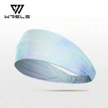 WRELS 1 件宽设计高弹性简约纯色运动头带，骑行跑步健身发带男女通用