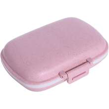 Holii Travel Pill Organizer, 8 Compartments Portable Pill Case, Daily Pill Box To Hold Vitamins, Small Pill Container For Pocket Purse Medicine Organizer(Pink) - 粉色 - 查看 10