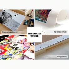 1pc, Framed Wall Art, Christmas Gnomes In Snowy Landscape, Three Festive Gnomes Wearing Red Hats And Scarves, Holding A Lantern And Surrounded By Snow-Covered Trees And Birds, Canvas Wall Art For Living Room, Bedroom, Bathroom, Study Room, Dining Room, Office, Wooden Wall Art Decor, Ideal Gift - 彩色 - 查看 6