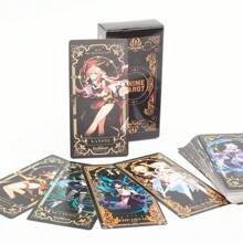Edição de Colecionador Tarô Unissex: Deck Premium Embelezado com Ouro com Personagem Geo Archon para Adivinhação do Solstício de Inverno