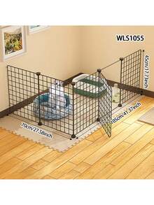 Easy Install Indoor Cat Fence, Home Use Rabbit Fence, Dog Cage, Cat Game Fence, Cat Gate, Cat Cage - Multicolor - View 12