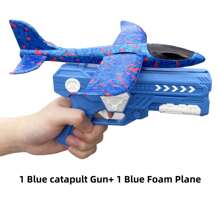 طائرة لعبة خارجية للأطفال من عمر 3-14 سنة، ألعاب رياضية خارجية للأولاد، طائرة زلاجة رغوية متحكم فيها بلمسة زر واحدة ذات طيران طويل، مناسبة لهدايا أعياد الميلاد والهدايا للأولاد