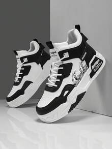 Nuevas zapatillas casuales de suela gruesa y media altura para hombre, otoño/invierno 2025, estilo deportivo y versátil de moda