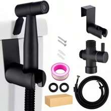 1 套完整的浴室淋浴高压喷枪、马桶伴侣、坐浴盆、马桶伴侣配件、身体清洁喷枪（亚洲标准 G1/2 英寸）返校浴室配件