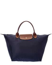 Longchamp Le Pliage Original Medium Canvas Short Handle Handbag - 藍色 - 查看 2