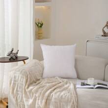 1 szt./2 szt. białego rdzenia poduszki, poduszka w różnych rozmiarach, wypełnienie z mikrofibry, czysto biała kwadratowa poduszka, prosta i stylowa, odpowiednia do dekoracji domu, salonu, sypialni, na Halloween, do dekoracji świątecznych.