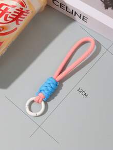 1条DIY创意极简彩色手机挂绳，多功能腕带，适用于相机和手机，防丢，手机链和钥匙扣挂绳，学校汽车配件，可爱哥特Y2K万圣节配件，教师节圣诞节礼物创意，包包挂饰，汽车配件，朋友姐妹 - DIY掛繩 - 查看 7