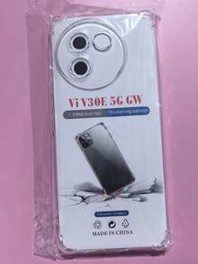 1 件透明防摔外壳，适用于 Vivo 系列、Vivo 手机透明防摔手机壳、手机壳、手机保护套、手机壳、手机套、四角防摔手机壳、透明手机壳、极简手机壳、纯色手机壳、透明手机壳、TPU 防摔手机壳（军用级防摔） - 無色 - 查看 7