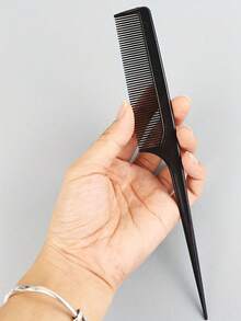 6件套美发梳套装，宽齿梳，平梳，鼠尾梳，双面梳，叉梳，密齿梳，美发工具 - 彩色 - 查看 10