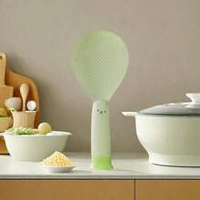 2 PCS Rice Scooper Professional Rice Spoon Rice Spatula Standing Rice Spoon With Suction Cup Non-Stick Rice Scooper For Kitchen