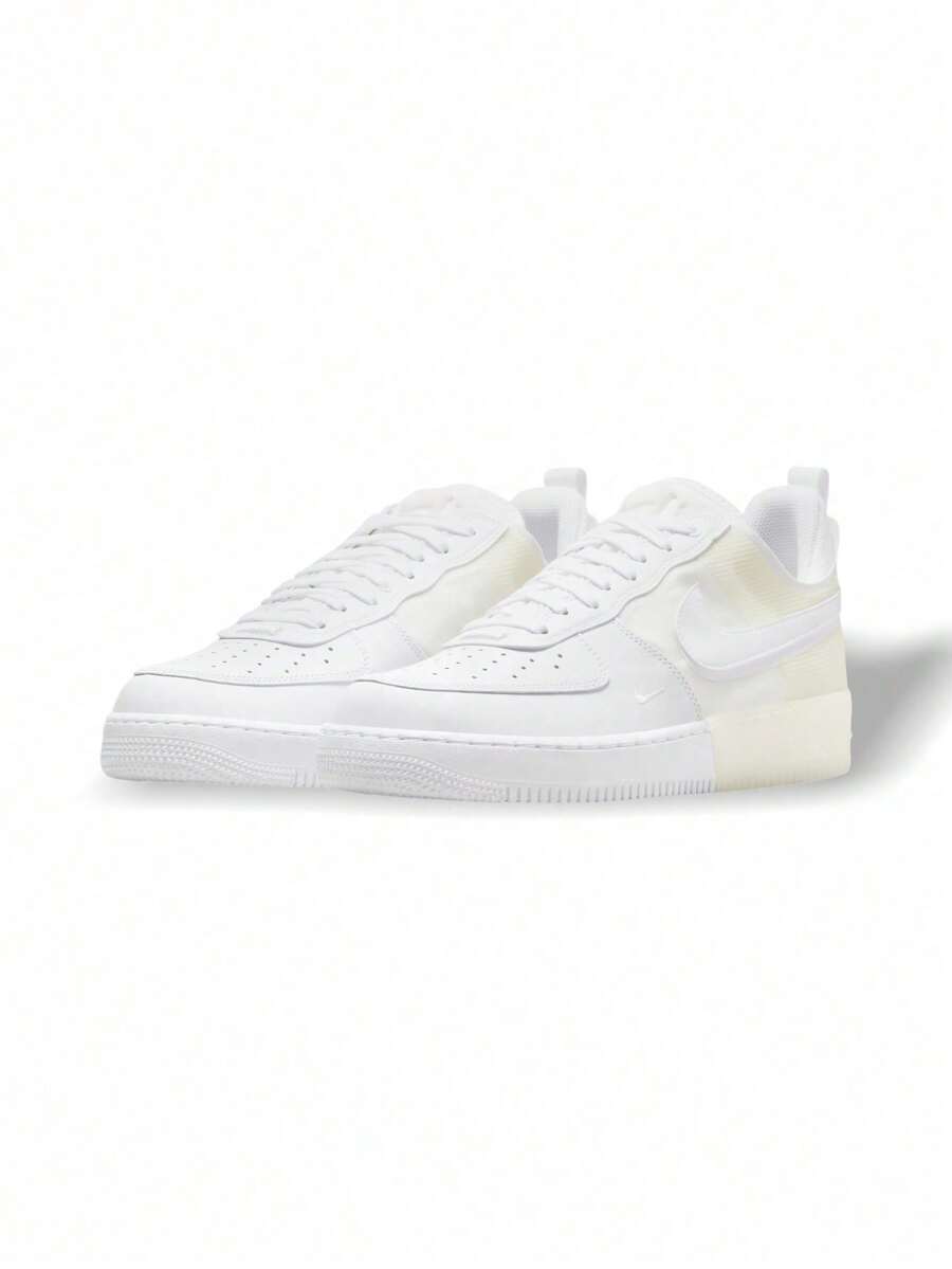 Nike 耐克空军一号反应白色 - 白色 - 查看 1
