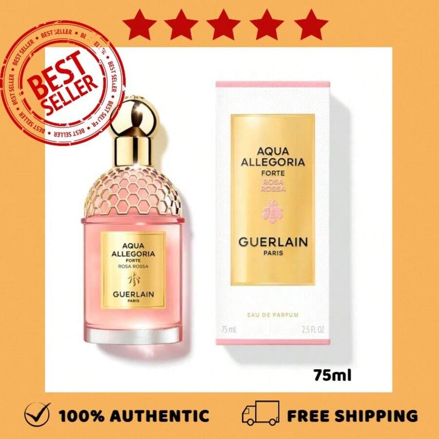 Guerlain Rosa Rossa Forte - Eau De Parfum.75ml. A Velvety Rose Bathed In Golden Light - Floral - View 1