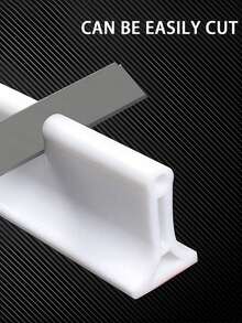 1/2 metros Perfil de ducha de silicona de 2m, cubierta para encimera de cocina, borde de bandeja de ducha, impermeabilización de ducha, impermeabilización de baño, junta de goma para mampara de ducha, tira decorativa para encimera de cocina