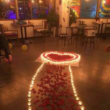 Candle Windproof Cup Romantic Wedding Outdoor Proposal Theme Party Plastic Windproof Cup Special Small Bottom Cup Plastic Disposable Tasting Cup Transparent Cup 50pcs/Set - Multicolor - View 2