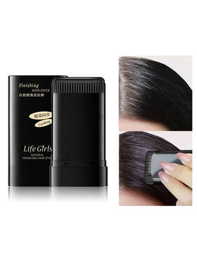 临时染发棒，成人临时染发棒，快速遮盖干发，易于涂抹和去除，头发和胡须染发笔，用于紧急遮盖白发，20g