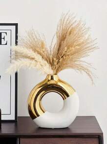 Black And Gold Vases, Piece Ceramic Vases, Gold Vases For Home Decoration, Round Vases For Decoration, Gold Vases For Living Room Decoration, Gold Vases For Home Decoration, Home Decoration Vases For Kitchen And Coffee Table.,Halloween Decor Halloween Decor Fall Decor Flower Vase Glass Vase