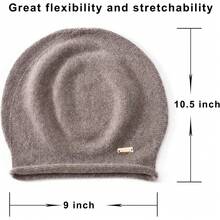 Women Beanie Hat - Coffee - View 8