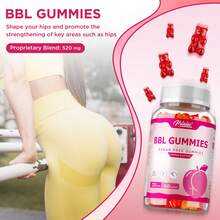 PSLALAE BBL Gummies - , Manage Body Shape, Improve Appearance, Increase Confidence, Sculpt Your Butt And Hips - 60pcs - 兩瓶更優惠 - 查看 7