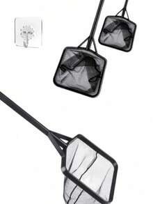 1 Stück Professionelles Aquarium Fischernetz, extra-lange Edelstahl-Maschennetze - sanftes Fangen & Freilassen für Zierfische/Brut/Garnelen - & Pflanzen - perfektes Geschenk für Aquarianer/Züchter/Tierkliniken - ideal für Aquarium-Reinigung & Zuchtzeit