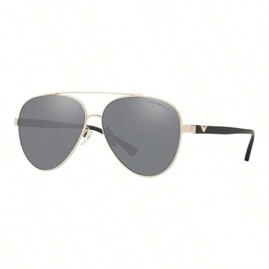 Armani A Pair Of ARMANI Fashionable Fashion Glasses, The Classic Metallic Neutral Style Of The Distinctive Pilot Fashion Glasses, Is Perfect For Outdoor Activities And Travel During The Summer Vacation