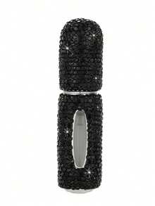 1 件优质镶钻香水包装，真空浮雕设计，可再填充 5ml 化妆旅行迷你喷雾瓶，底部填充，水钻装饰香水雾化器泵瓶 - 彩色 - 查看 15