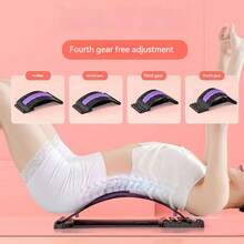 4-Level Adjustable Back Stretcher Device For Yoga, Pilates And Workout, Multi-Support, Stretches Waist And Back