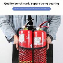 Bolsa de almacenamiento para el maletero del coche, red de almacenamiento multifuncional para el asiento trasero de SUV, accesorio interior del coche ahorrador de espacio con divisor de carga - Negro - Ver 6