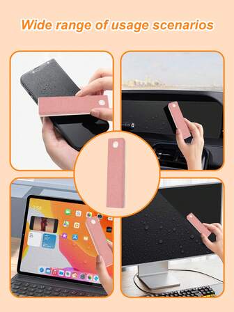 Flacon de nettoyage d'écran tout-en-un en microfibre, outil de pulvérisation et d'essuyage intégré pour nettoyer la poussière sur iPad, TV LCD, moniteur, smartphone, écrans d'ordinateur portable. Flacon de pulvérisation multifonctionnel avec liquide de nettoyage d'écran sans rayures 15 ml. Équipé d'un chiffon en microfibre. Convient à tous les téléphones mobiles, ordinateurs portables et écrans de tablettes. Kit de nettoyage d'écran portable, nettoyants pour écrans de voiture, smartphones et tablettes.