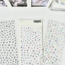 原创卡通小图案装饰贴纸，可爱Gukka计划簿DIY贴纸，DIY计划簿贴纸，卡通可爱小图案贴纸，可爱卡通装饰贴纸，适用于笔记本、手提电脑、滑板、剪贴簿、相册和水瓶 - DIY装饰和节日礼物 - 彩色 - 查看 3