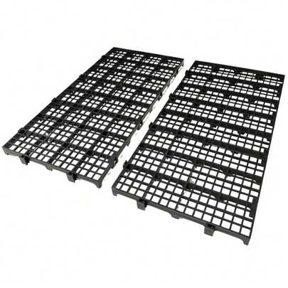 KIT 2 PALETES DE PLÁSTICO PRETO RESISTÊNTE TRIOPLAST