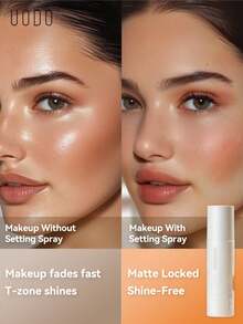 Xịt cố định lớp trang điểm UODO LOVER, lâu trôi, kiểm soát dầu và chống thấm nước. - Shimmer-Thích hợp cho da khô - Xem 2