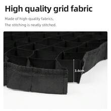 多尺寸多规格钩环安装蜂窝状网格适用于 TRIOPO Godox Ambitful 可折叠柔光箱八角形伞形抛物线柔光箱，仅网格 - 黑色 - 查看 6