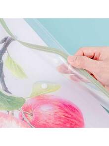 A4 Transparent File Bag For Supplementary Lessons, Student Test Paper And Textbook Storage Bag, Large Capacity A3 Waterproof Art Bag Document Bag, Miscellaneous Storage Bag - Multicolor - View 6