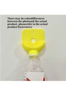 1/2 piezas Colector de polvo de perforación de plástico, convierta su botella en un colector de polvo, fácil de instalar y limpiar, accesorios duraderos de recolección de polvo DIY para herramientas manuales, decoración de muebles