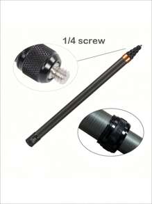 3-Meter Carbon Fiber Telescopic Extension Rod, Suitable For 360 Insta X5/X4, Gopro11/10/9, Action4/5. It Comes With A Comfortable Grip - Gold - View 6