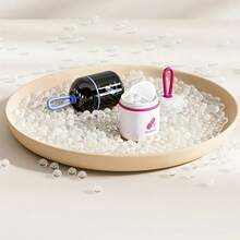 1-Pack Portable Dual Compartment Pill Organizer Box With Leakproof Lid & Chain - Medication Case, Travel-Friendly Tablet Storage With Clear Opening For Vitamins, Pills - Ideal For Travel, Home, Or Daily Use - Compatible With One Pill Box For Purse, Vitamin Holder, Stylish Medication Box, Durable Plastic Material, Compact Design, Secure Closure, Healthconscious Users - Multicolor - View 10