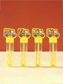 10Pcs Empty Engineering Vehicle Pattern Bubble Tubes(Bubble Liquid Is Not Included),Thick Plastic Party Bubble Stick , Reusable Bubble Soap Bottle,Engineering Vehicle Party Favors & Decorations,Construction Vehicle Party Supplies,Outdoor Party Decoration,Bubble Birthday Party Gift,Gender Reveal Party Decor,Birthday Decorations,Babyshower Supplies,Wedding Decor,Wedding Items,Bridal Shower Favors,Holiday Party Supplies