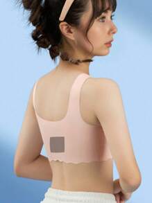 Brassière de débardeur mignon et sans couture pour adolescente en été