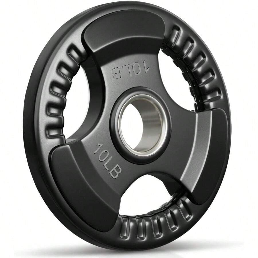 Weight Plates  Rubber Grip Plates 2Inch Cast Iron Grip Plates Bumper Plates For Strength Training Weightlifting Crossfit Weights For Home Gym