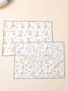 2 件防水婴儿换尿布垫可折叠婴儿换尿布垫，多用途换尿布台垫 - 彩色 - 查看 2