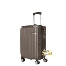 High Quality Carry-On Suitcase, 4 Double Wheels, 360 Degree Rotation, 9kg - Marrón - View 1