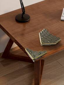 8件/4件复古仿古青铜装饰角件，橱柜门饰条，框架角保护器