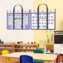 Bolsa transparente grande para documentos - Material de PVC resistente, diseño de cara frontal, convertible a mochila o de mano, adecuada para oficina, proyectos artísticos, carteles, portafolios - Profesionales, estudiantes, artistas - Disponible en rojo/azul/negro, carpeta de archivo portátil, material de PVC duradero, bolsa multiusos, tela resistente al desgarro, diseño creativo personalizado