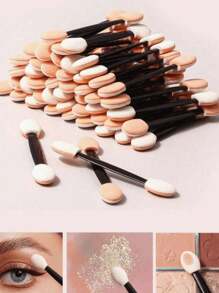 100片装、50片装、10片装美甲海绵魔术棒、双头海绵刷、渐变美甲刷、手夹、附钻刷 - 彩色 - 查看 20