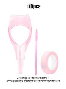 2/1pc, Three-In-One Mascara Applicator, Mascara Protection Tool, Eyelash Auxiliary Device, 1pcsreusable Makeup Assistant, Auxiliary Device Suitable For Beginners To Perfectly Apply Eyelashes And Eyeliner, To Create Naturally Non-Caking Eyelashes, Mascara Shield Applicator For Eyelash Protection With Eyelash Separator Tool Eyelash Tweezers Girl.,Makeup,Cheap,Room Decor,Vanity,Travel,Bedroom,Makeup Accessories,Cheap,Stocking Stuffers,Makeup,Makeup Tools,Cheap Stuff,Gifts,Gifts For Women,Christmas Gifts - Multicolor - View 8