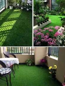 Artificial Grass Roll, Permeable, High Durability, Easy To Use, Realistic, Suitable For Garden, Balcony, Lawn, Roof Greening, Terrace, Golf Course, Sports Events, Halloween, Christmas Decoration