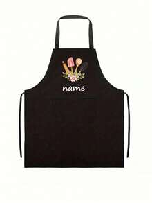 Custom Text Customization, Apron Customization, Personalized Black Apron, Household Apron, Baking Apron, Housewife Apron, Hairdresser Beauty Salon Beautician Cosmetology School Barber Apron, Gift Customization, Unique, Personalized Ideal Gift For Him/Her - Multicolor - View 14