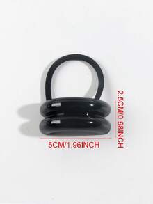 1 szt. Elegancka, kolorowa, metalowa, geometryczna gumka do włosów, minimalistyczny, szykowny dodatek do włosów, gumka do kucyka, modna gumka do włosów, uniwersalna, odpowiednia na Dzień Matki, powrót do szkoły, Święto Dziękczynienia, Boże Narodzenie, Nowy Rok, Walentynki, karnawał, gumki do włosów, gumki do włosów, gumki do włosów, gumki do włosów, elastyczne gumki do włosów, akcesoria do domu i urody dla kobiet, prezenty