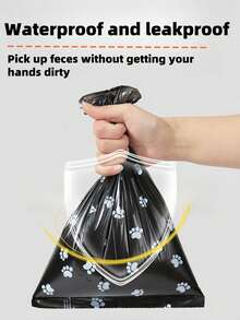 15PCS/1 Rolls Pet Poop Bags | Thickened Leak-Proof Dog Waste Bags | PE Garbage Bags For Outdoor Walks | Easy-Tear, Dispenser-Friendly Pet Cleaning Supplies Christmas Stocking Fillers, Gifts, Funny Gifts, Festival, Personalised Gift,